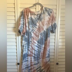 Tie-Dye Maxi Dress